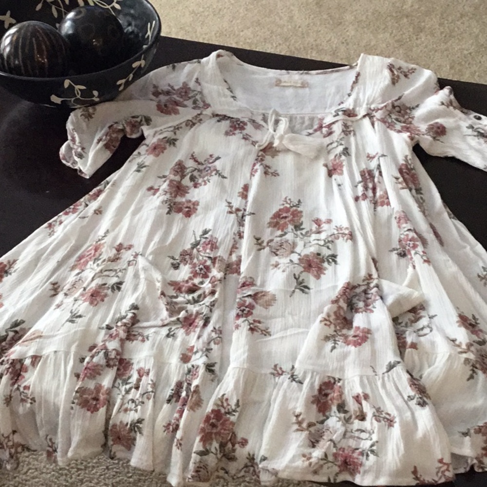 Midi peasant dress